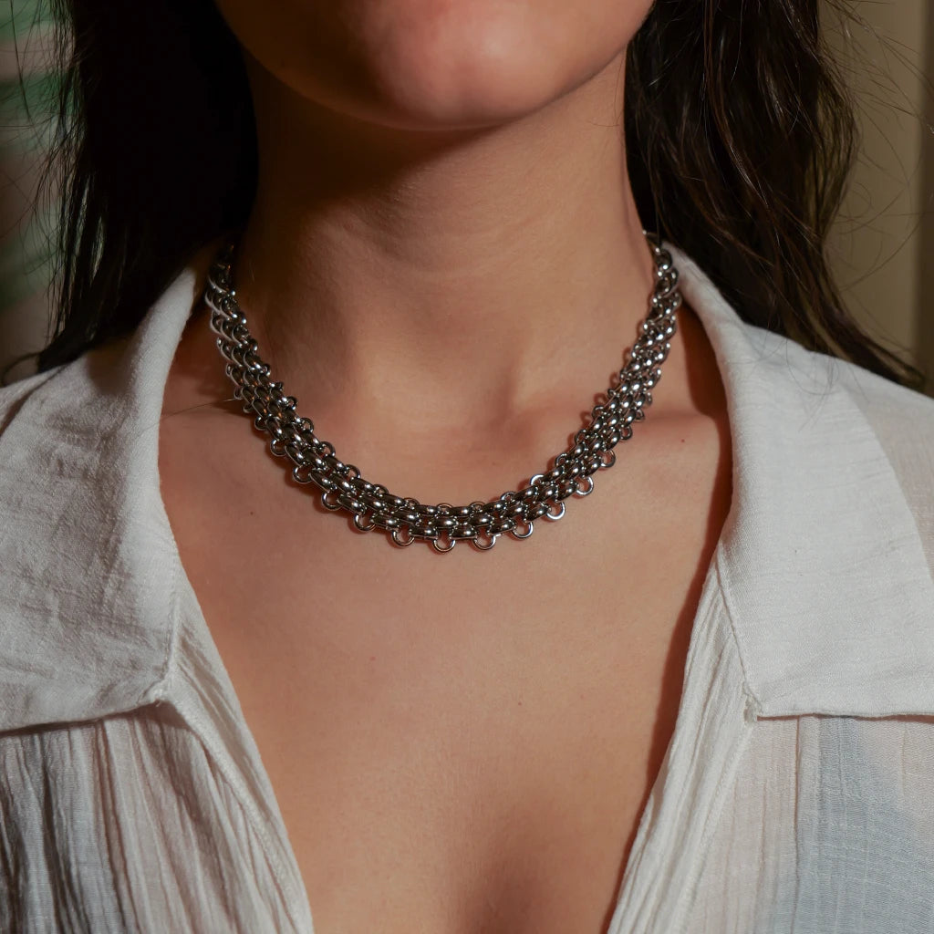 Double Chain Collana
