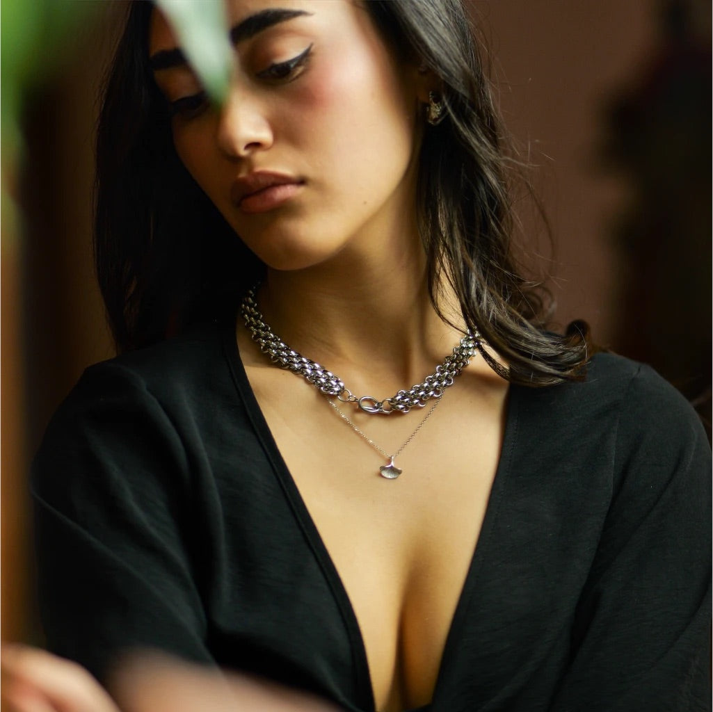 Double Chain Collana