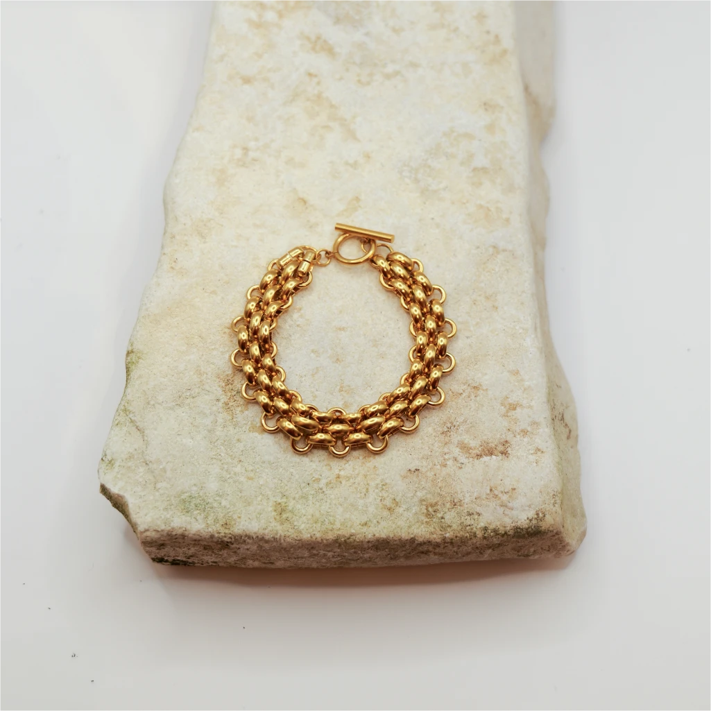 Double Chain Bracciale