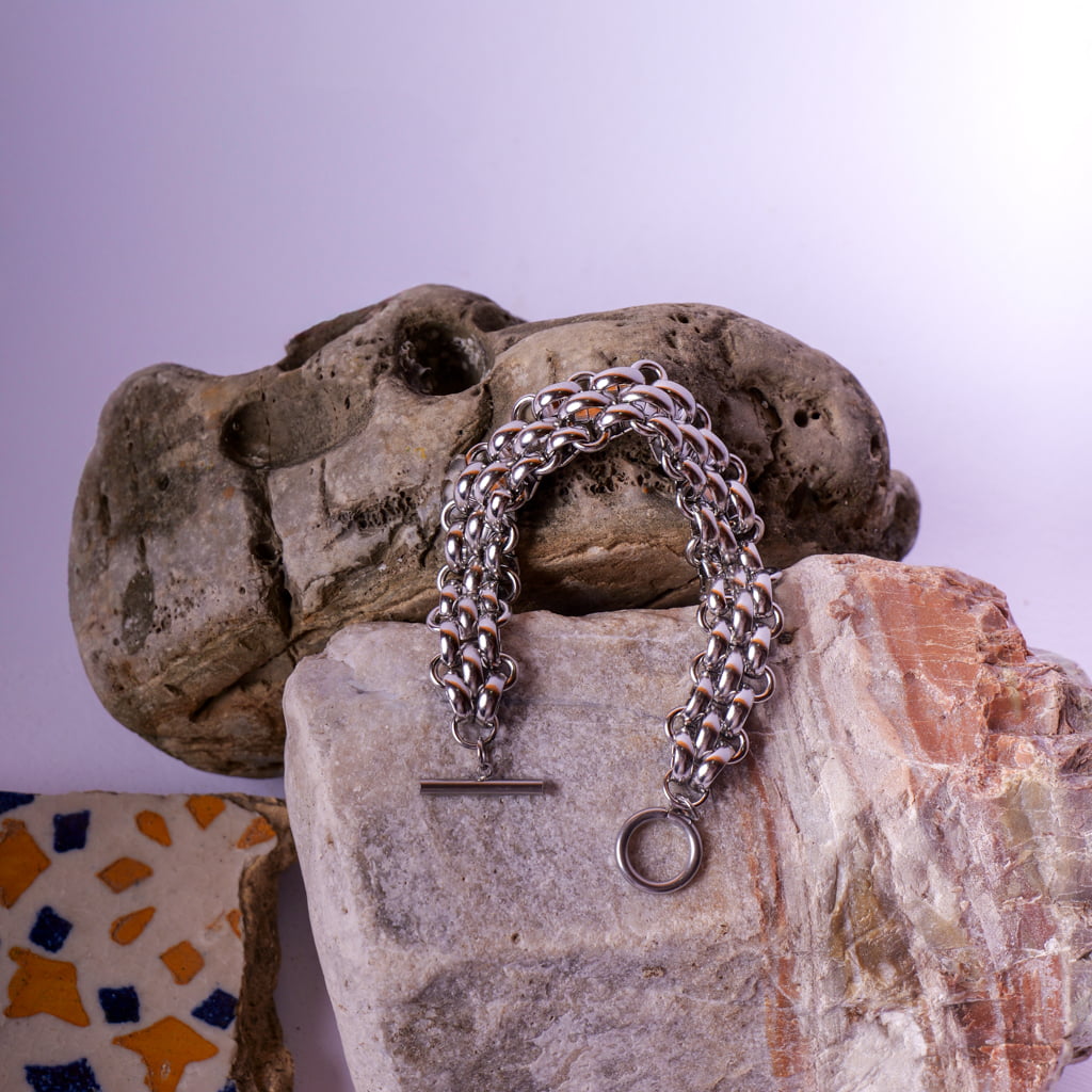 Double Chain Bracciale