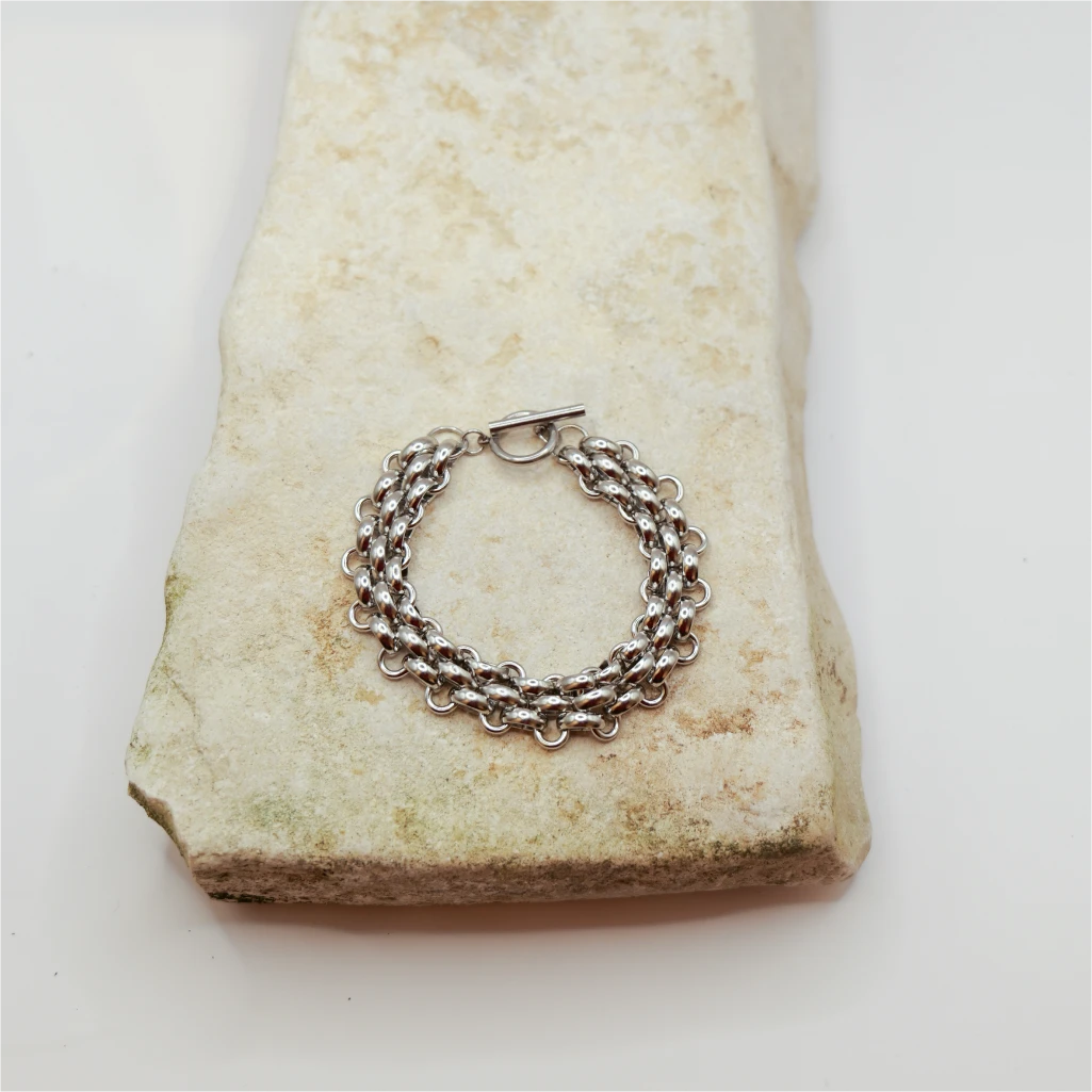 Double Chain Bracciale