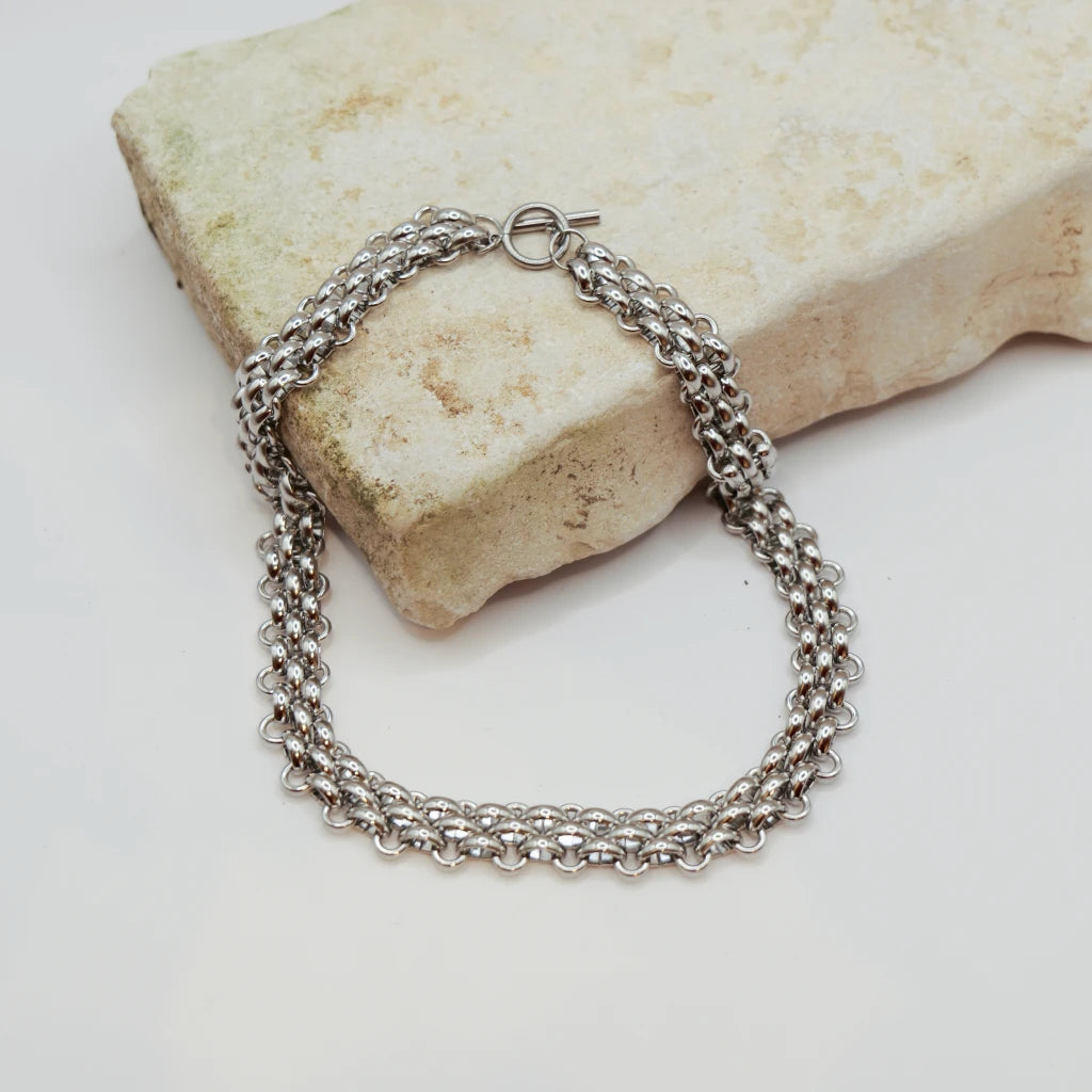 Double Chain Collana