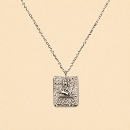 Silver Sun Collana