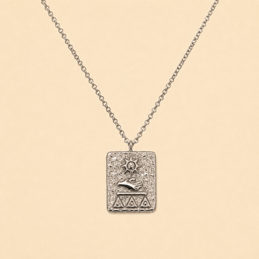 Silver Sun Collana