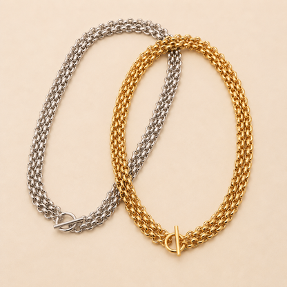Double Chain Collana