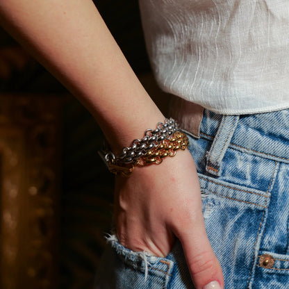 Double Chain Bracciale