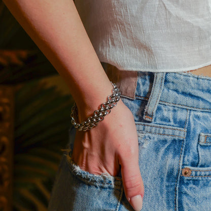 Double Chain Bracciale
