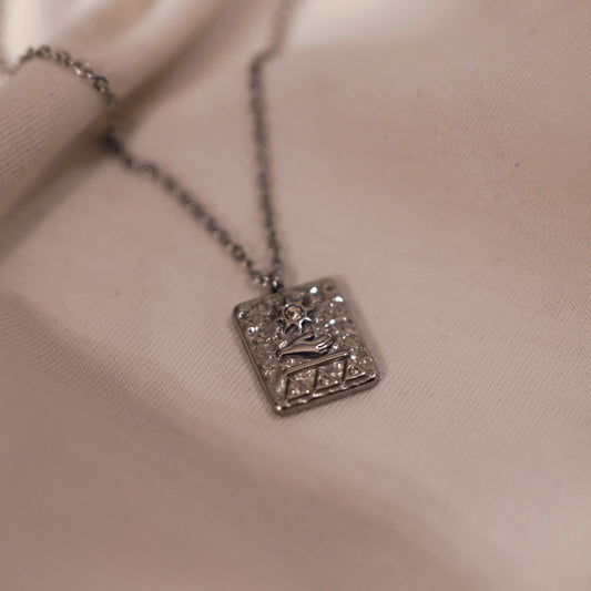 Silver Sun Collana