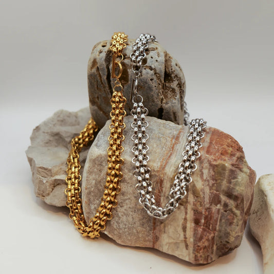 Double Chain Collana